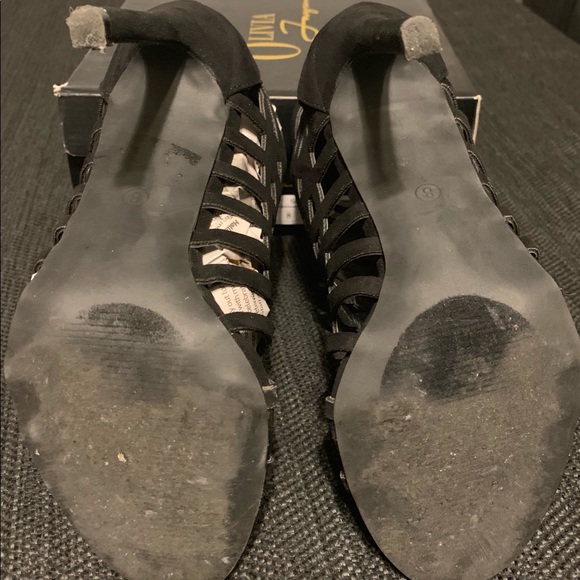 Black Suede Heels - Picture 4 of 6